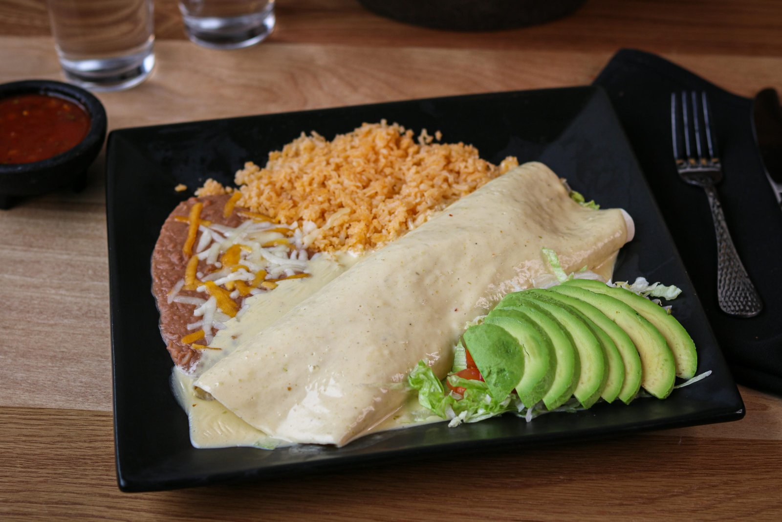 No Name Burrito at Tequila Fuego Longview